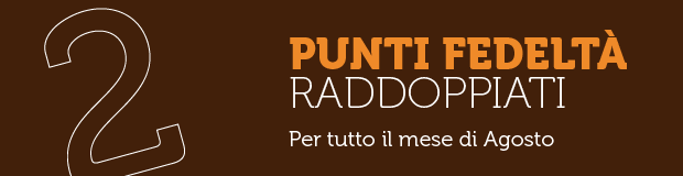 Punti fedeltà doppi Punti fedeltà doppi