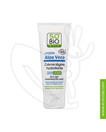 So' Bio Étic - Aloe Vera Crema leggera idratante 24H