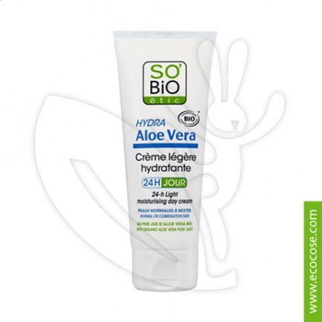 So' Bio Étic - Aloe Vera Crema leggera idratante 24H So' Bio Étic - Aloe Vera Crema leggera idratante 24H