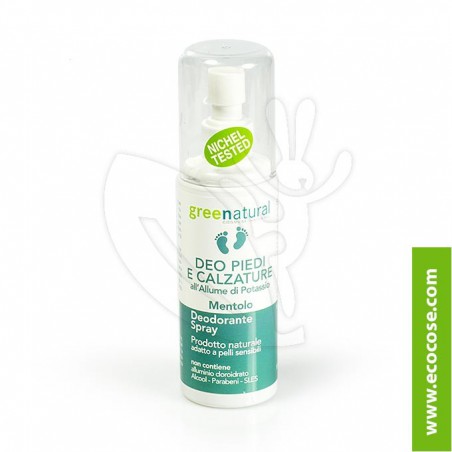 Greenatural - Deo piedi e calzature MENTOLO