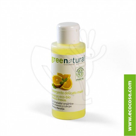 Greenatural - Detergente delicato Menta e Arancio 100 ml Greenatural - Detergente delicato Menta e Arancio 100 ml