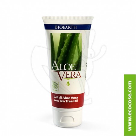 AloeVera Bioearth - Aloe Vera gel con Tea Tree biologico AloeVera Bioearth - Aloe Vera gel con Tea Tree biologico