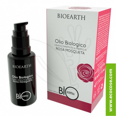 Bioearth - Bioprotettiva - Olio biologico crudo di Rosa Mosqueta