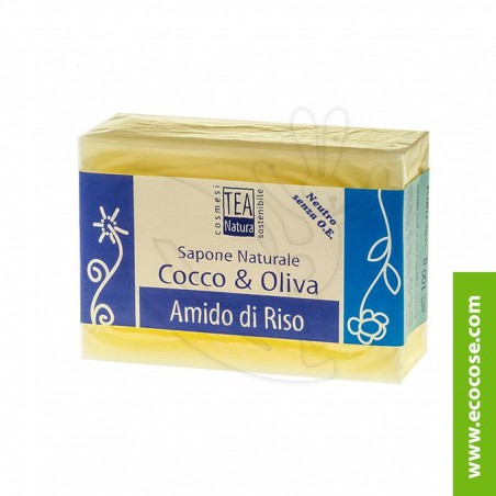 Tea Natura - Sapone naturale Cocco e Oliva con Amido di Riso Tea Natura - Sapone naturale Cocco e Oliva con Amido di Riso