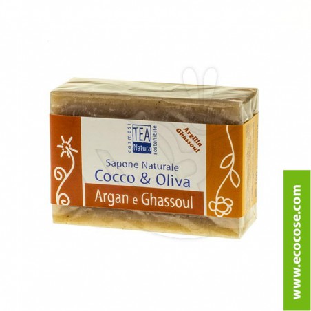 Tea Natura - Sapone naturale Cocco e Oliva con Argan e Ghassoul Tea Natura - Sapone naturale Cocco e Oliva con Argan e Ghassoul