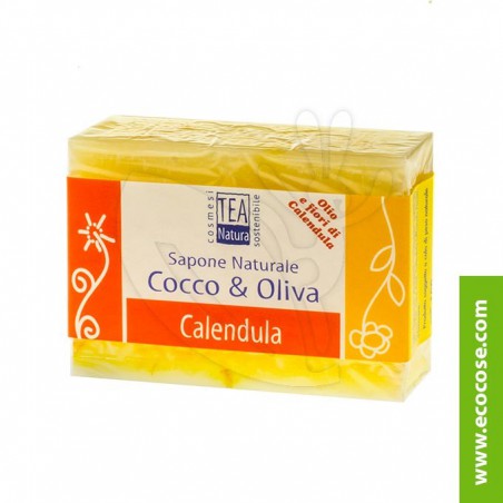 Tea Natura - Sapone naturale Cocco e Oliva con Calendula Tea Natura - Sapone naturale Cocco e Oliva con Calendula