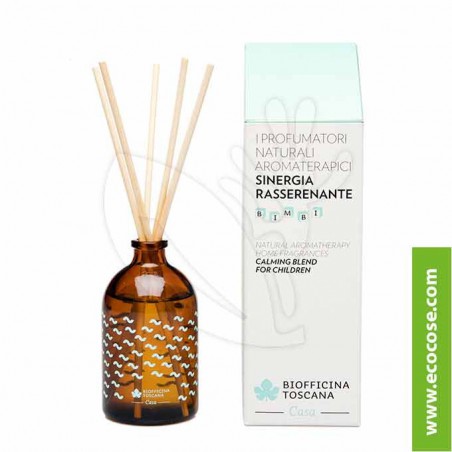 Biofficina Toscana - Profumatore naturale aromaterapico – Sinergia rasserenante Bimbi Biofficina Toscana - Profumatore naturale aromaterapico – Sinergia rasserenante Bimbi