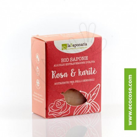 La Saponaria - Sapone rosa e karité La Saponaria - Sapone rosa e karité