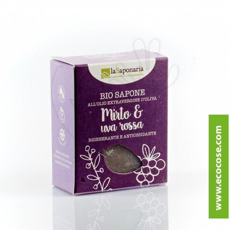La Saponaria - Sapone mirto e uva rossa
