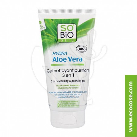So' Bio Étic - Aloe Vera - Gel detergente PURIFICANTE 3 in 1 So' Bio Étic - Aloe Vera - Gel detergente PURIFICANTE 3 in 1