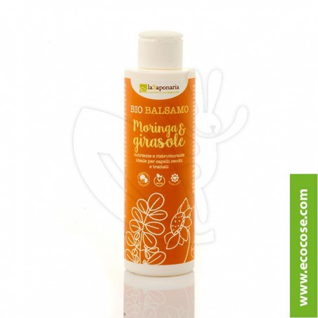 La Saponaria - Bio Balsamo capelli Moringa e Girasole - NUTRIENTE