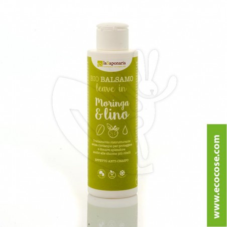 La Saponaria - Bio Balsamo Leave in Moringa e Lino - RISTRUTTURANTE La Saponaria - Bio Balsamo Leave in Moringa e Lino - RISTRUTTURANTE