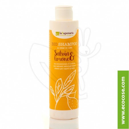 La Saponaria - Shampoo salvia e limone - capelli grassi