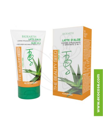 Bioearth - The Beauty Seed - Latte d'Aloe Lozione Struccante 2 in 1