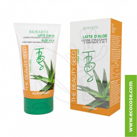 Bioearth - The Beauty Seed - Latte d'Aloe Lozione Struccante 2 in 1