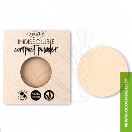 PuroBIO Cosmetics - Cipria Indissolubile Biologica 01 - REFILL PuroBIO Cosmetics - Cipria Indissolubile Biologica 01 - REFILL