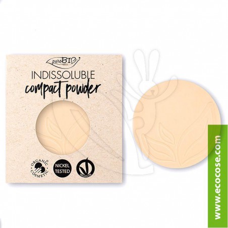 PuroBIO Cosmetics - Cipria Indissolubile Biologica 02 - REFILL PuroBIO Cosmetics - Cipria Indissolubile Biologica 02 - REFILL