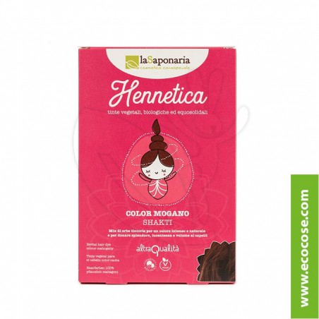La Saponaria - Tinta vegetale mogano Shakti La Saponaria - Tinta vegetale mogano Shakti