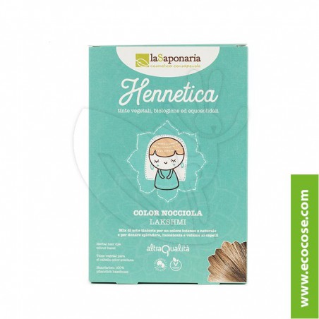 La Saponaria - Hennetica - Tinta vegetale nocciola Lakshmi La Saponaria - Hennetica - Tinta vegetale nocciola Lakshmi
