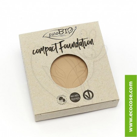 PuroBIO Cosmetics - Fondotinta compatto 02 - REFILL
