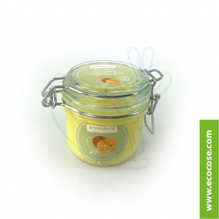 Greenatural - Candela essenziale Vitalità - Arancio, Limone e Palmarosa