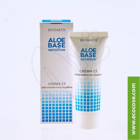 Bioearth - Aloebase Sensitive - Crema C3 - Couperose