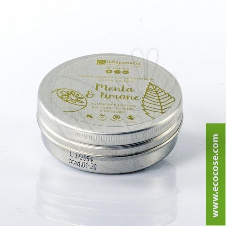 La Saponaria - Crema mani menta e limone La Saponaria - Crema mani menta e limone