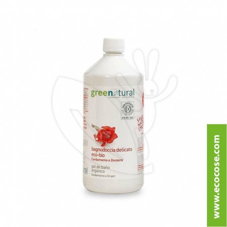 Greenatural - Bagnodoccia Cardamomo Zenzero RICARICA 1 LITRO Greenatural - Bagnodoccia Cardamomo Zenzero RICARICA 1 LITRO