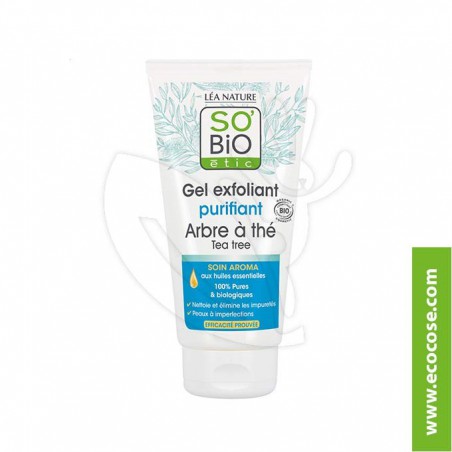 So' Bio Étic - Tea Tree - Gel esfoliante purificante So' Bio Étic - Tea Tree - Gel esfoliante purificante
