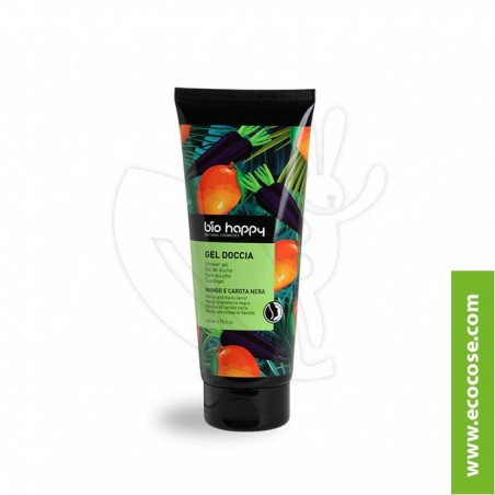 Bio Happy - Gel doccia Mango e carota nera Bio Happy - Gel doccia Mango e carota nera