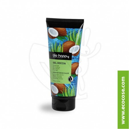 Bio Happy - Gel doccia Acqua di cocco e Aloe Bio Happy - Gel doccia Acqua di cocco e Aloe