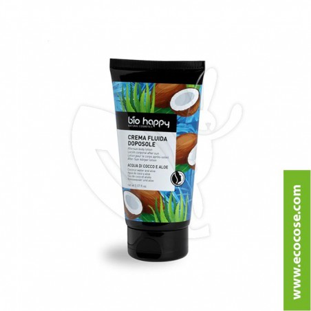 Bio Happy - Crema Fluida doposole Acqua di cocco e Aloe Bio Happy - Crema Fluida doposole Acqua di cocco e Aloe