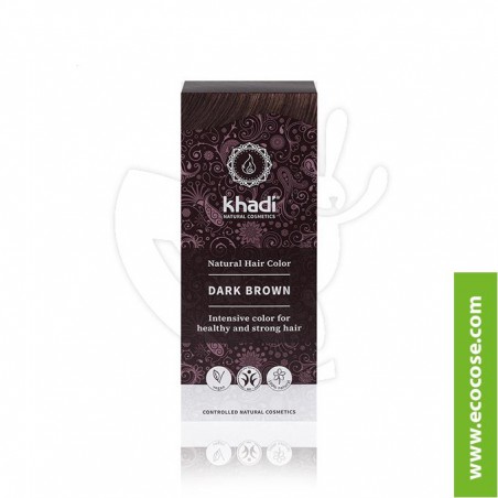 Khadi - Tinta vegetale Castano scuro (Hennè Castano scuro) Khadi - Tinta vegetale Castano scuro (Hennè Castano scuro)