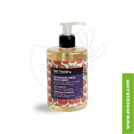 Bio Happy - Detergente unico viso corpo Corbezzolo e Sambuco