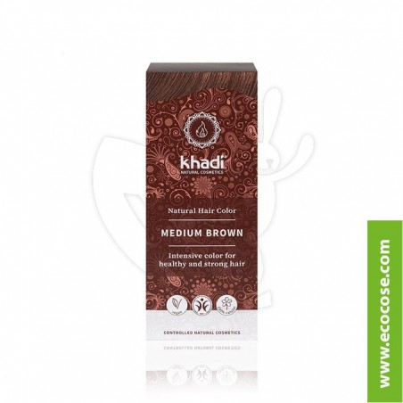 Khadi - Tinta vegetale Castano medio (Hennè Castano medio)