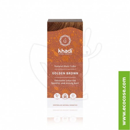 Khadi - Tinta vegetale Castano dorato (Hennè Castano dorato)
