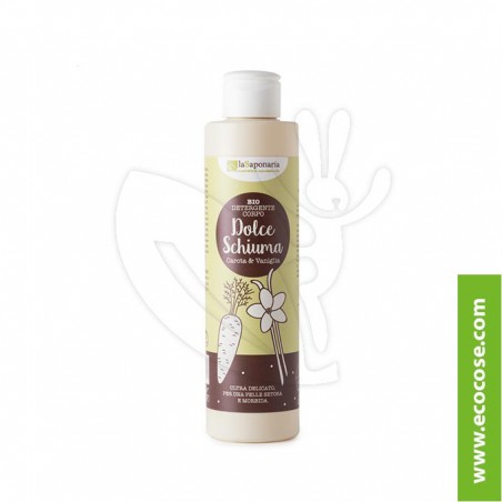 La Saponaria - Radici - Detergente corpo Vaniglia e Carota – Dolce schiuma La Saponaria - Radici - Detergente corpo Vaniglia e Carota – Dolce schiuma