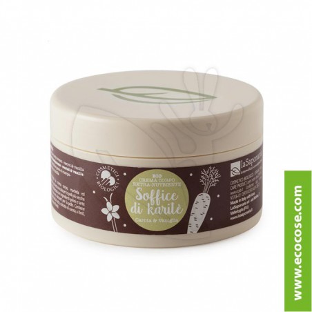 La Saponaria - Radici - Crema corpo nutriente - Soffice di Karitè Carota e Vaniglia La Saponaria - Radici - Crema corpo nutriente - Soffice di Karitè Carota e Vaniglia