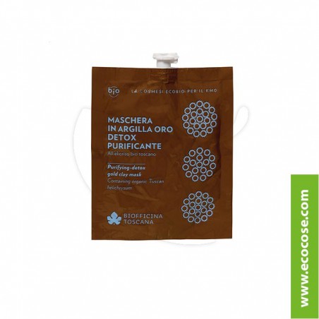 Biofficina Toscana - Maschera in argilla oro detox purificante Biofficina Toscana - Maschera in argilla oro detox purificante