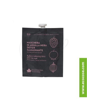 Biofficina Toscana - Maschera in argilla nera detox illuminante