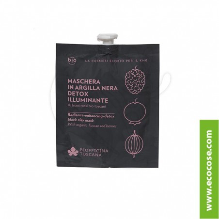 Biofficina Toscana - Maschera in argilla nera detox illuminante Biofficina Toscana - Maschera in argilla nera detox illuminante