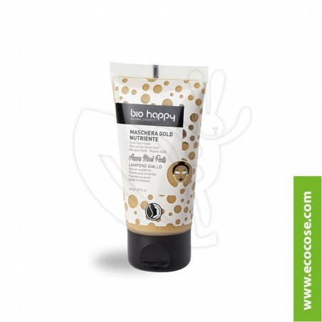 Bio Happy - Maschera Gold Nutriente - Lampone Giallo