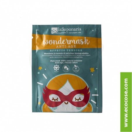 La Saponaria - Ecodoni - FRECCIA - Busta regalo con maschera in tessuto (biodegradabile) anti-age La Saponaria - Ecodoni - FRECCIA - Busta regalo con maschera in tessuto (biodegradabile) anti-age