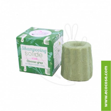 Lamazuna - Shampoo solido alle Erbe Folli - Capelli grassi