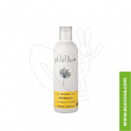 Phitofilos - Shampoo nutriente Argan e Canapa (Gocce d''oro)