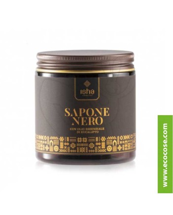 Isha Cosmetics - Sapone Nero Eucalipto 