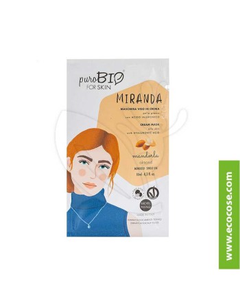 PuroBIO for skin - MIRANDA - Maschera viso in crema - 04 Mandorla