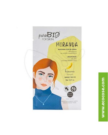 PuroBIO for skin - MIRANDA - Maschera viso in crema - 05 Banana