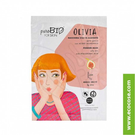 PuroBIO for skin - OLIVIA - Maschera viso in alginato - 11 Fico PuroBIO for skin - OLIVIA - Maschera viso in alginato - 11 Fico