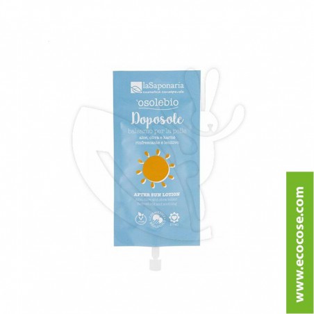 La Saponaria - O' Sole Bio - NEW Travel size Doposole Balsamo per la pelle